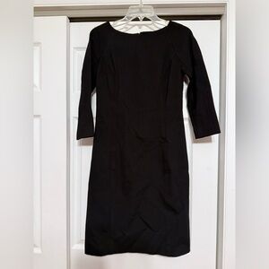 Brand New Talbots Black Ponte Sheath Dress - Size 4P